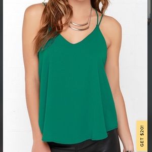 Lulu’s Green Tank Top